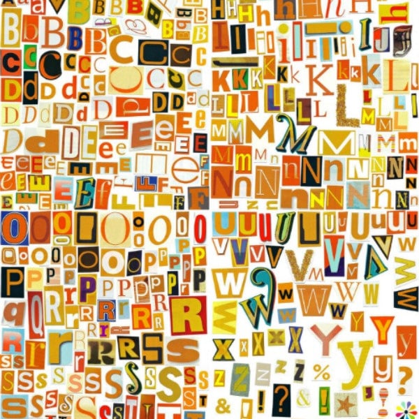 Printable Magazine Cut Out Letters - Etsy