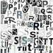 Printable Digital Alphabet - Black White Grey Series, A to Z, 1-10 ...