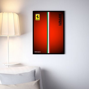 Digitales Wandbild für Technik Ferrari 488 GTE (42125)