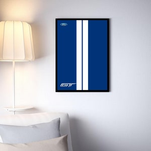 Póster digital de pared del Ford GT Technic 2022 (42154)
