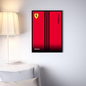 Digital Wall Poster for Technic Ferrari SF-24 F1 (42207)