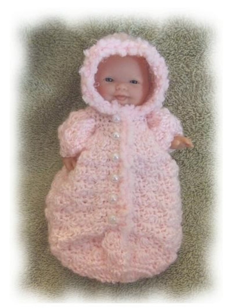 Crochet Pattern for a Bunting Bag that fits 5 inch Berenguer Etsy