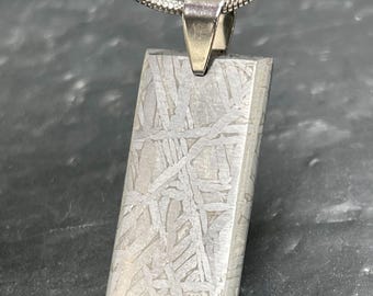 Muonionalusta meteorite Necklace pendant handmade Lucky stone, good wishes LK098