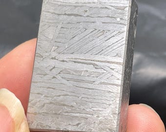 エッチングされたムオニオナルスタ隕石標本：22g研磨済み宇宙岩石