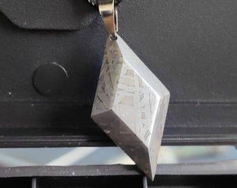 Muonionalusta meteorite Necklace pendant handmade Lucky stone, good wishes