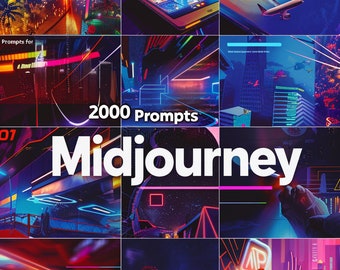 2000 Midjourney Prompts: AI Art Inspiration, 20 Categories (PDF)