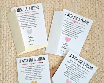 10 Envelopes for Made by Dina Wish Bracelets