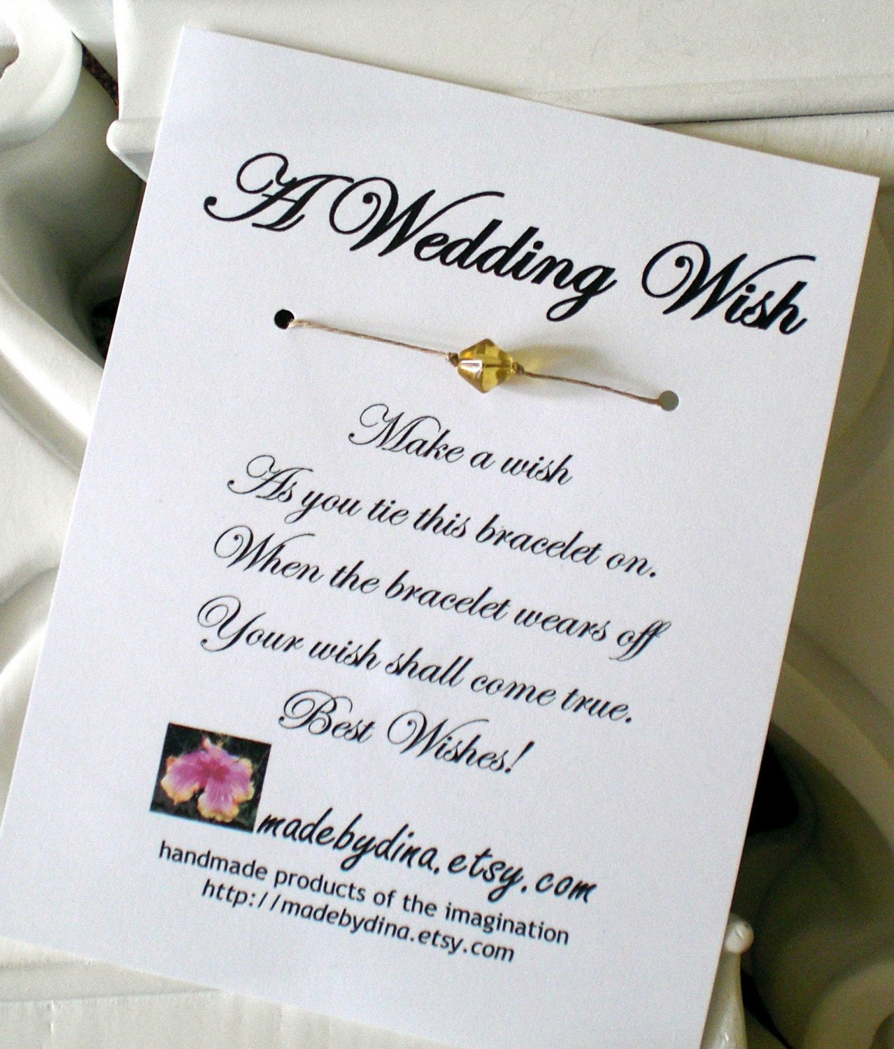 Wish Bracelet Wedding Favors Personalized Wedding Favors A - Etsy