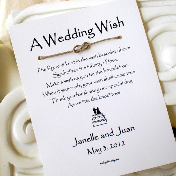 Wedding wish deals bracelet