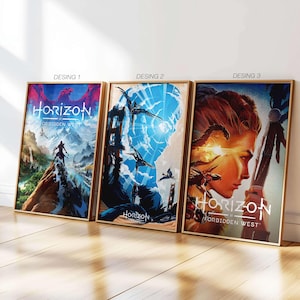 Horizon Game for Ps5/Xbox/Pc Poster | Digital Art | Zero Dawn | Wall Art | Art for Gamers | Wall Decor | Game Room Art | Art Game | Aloy