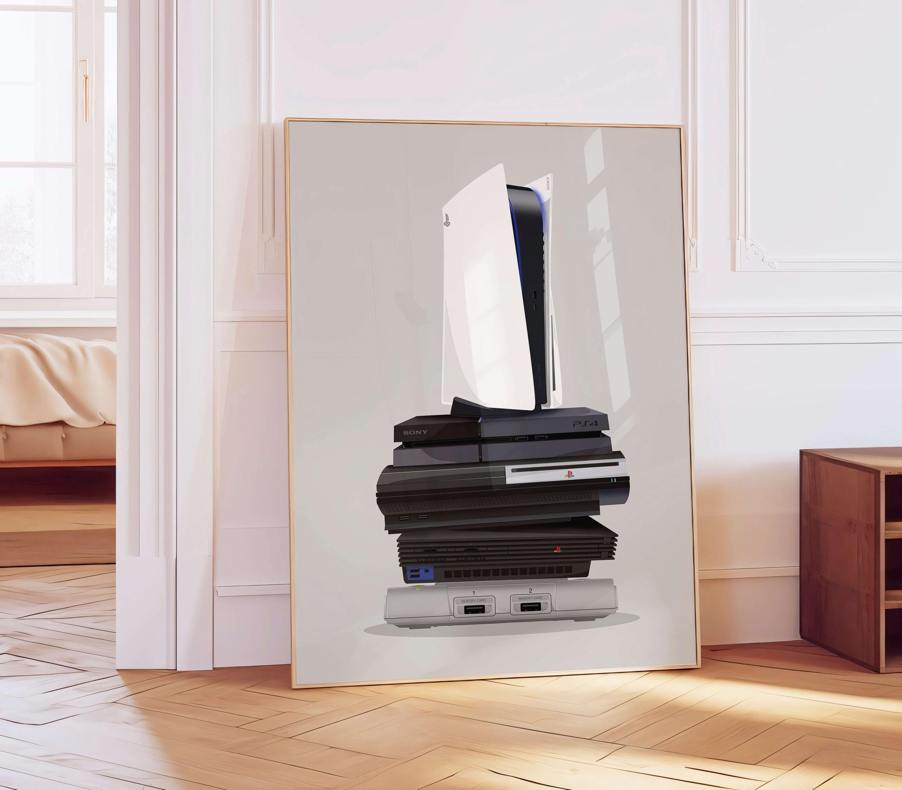 Playstation Poster Evolution - Etsy