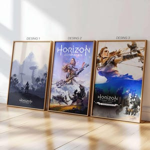 Epic Horizon Forbidden West Game Poster | Digital Art | Home Decor | Wall Art | Art for Gamers | Wall Decor | Game Room Art | Art Game |