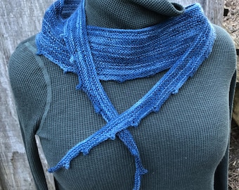 Ink Blue Shawlette