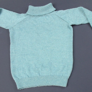 Sky Blue Classic Cowl Sweater