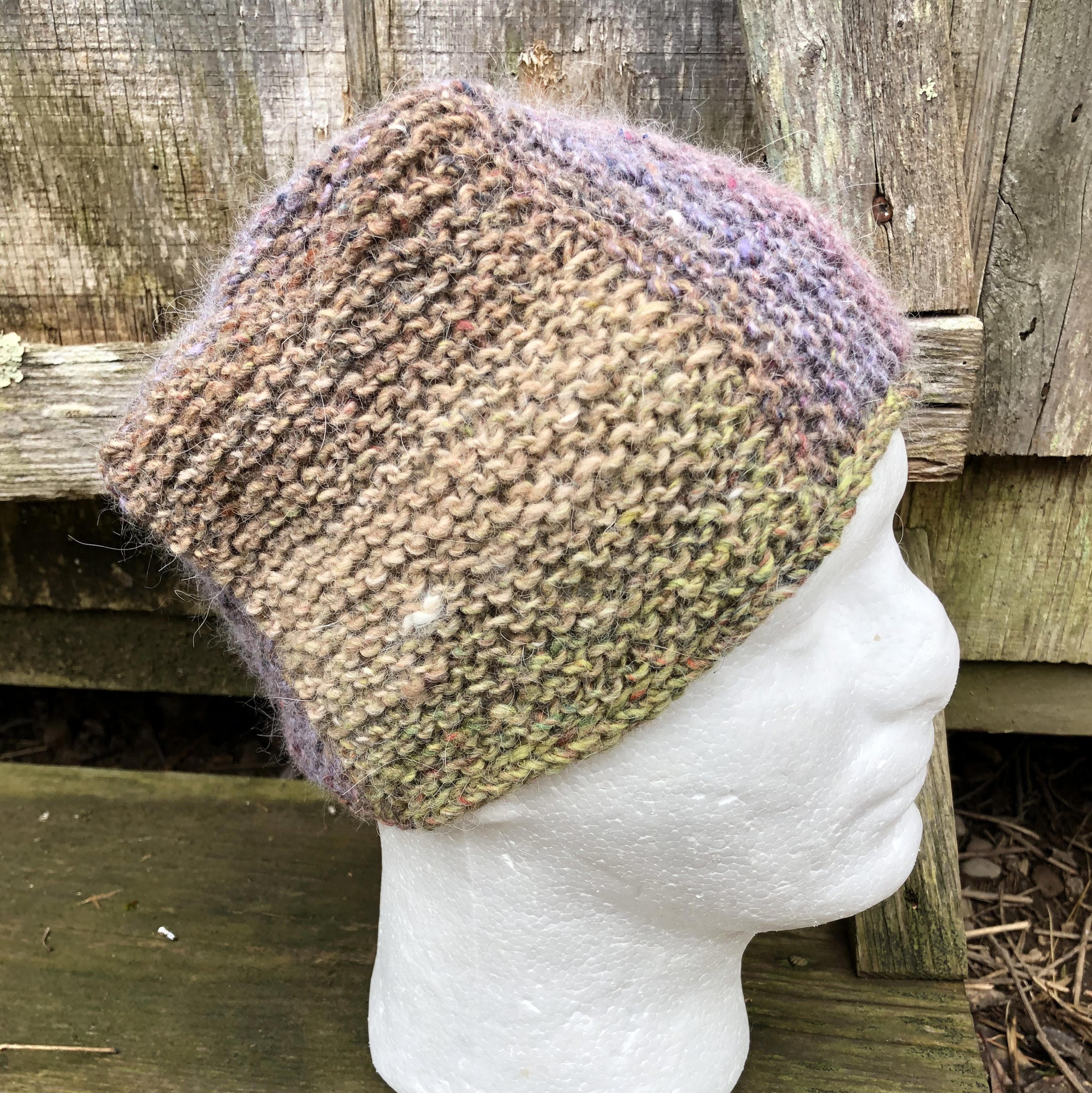 Knit Square Hat - Etsy