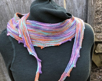 Colorful Pima Cotton Shawlette