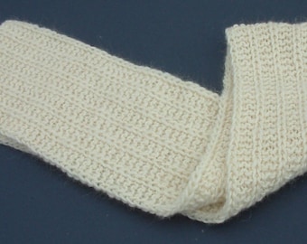 Lot De 5 Pelotes De Laine Mohair Beige - Fil Pour Tricot Et Crochet - Aiguilles 4-5 - Fabriqué En France
