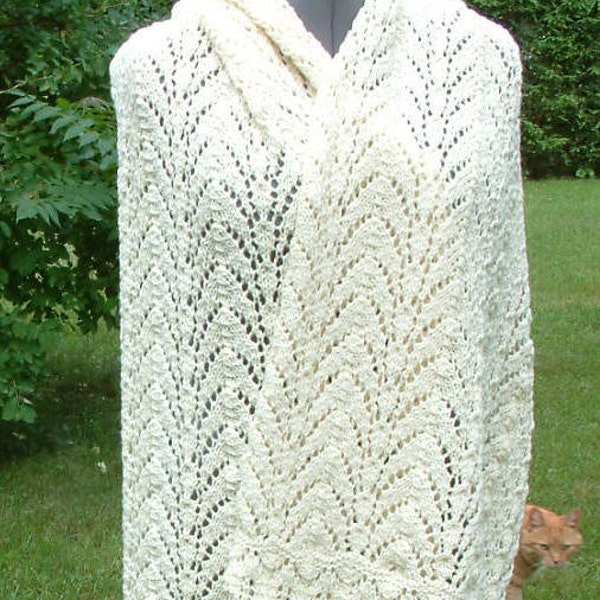 Cathedral Arches Prayer Shawl Pattern