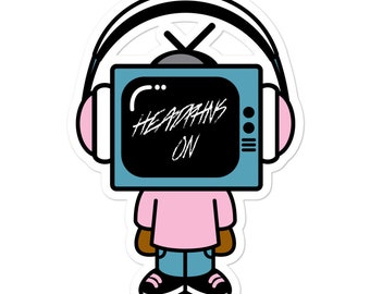 Headphns On Sticker