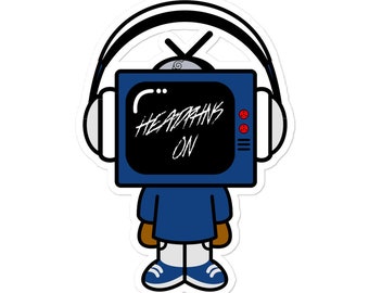Sasuke - Headphones On Sticker