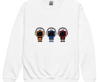 Anime TV Head Sweatshirt Kids