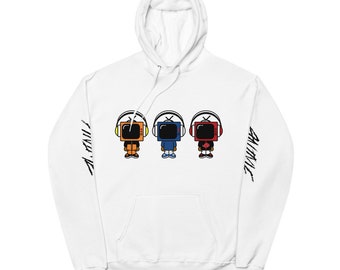Anime TV Head Hoodie: Unisex Cotton-Blend Graphic Sweatshirt
