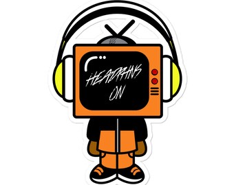 Uzumaki - Headphones On Sticker