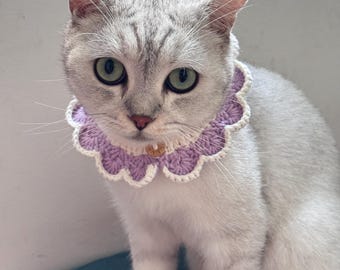 Gehäkeltes Katzen-Halsband: Haustier-Schal, Snood-Anleitung (PDF Download)