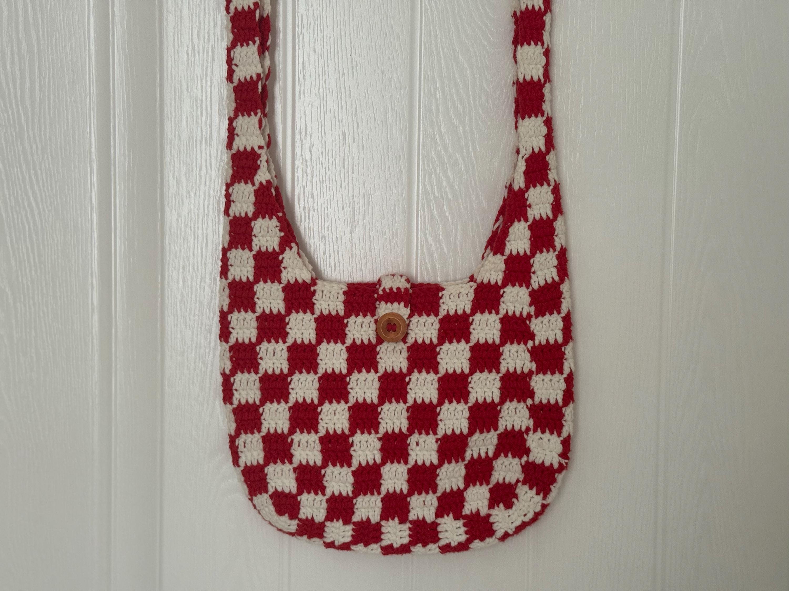 Detailed Checkered Bag Pattern for Essentials – Crochet Your Everyday ...