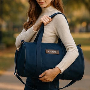 Personalised Duffle Bag, Custom Monogrammed Weekender Bag, Overnight Bag, Bridesmaid Travel Bag, Bachelorette Party, Bridesmaid Gifts