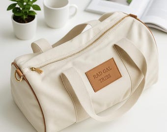 Personalised Duffle Bag, Custom Monogrammed Weekender Bag, Overnight Bag, Bridesmaid Travel Bag, Bachelorette Party, Bridesmaid Gifts