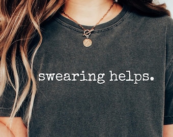 Camiseta con palabras malsonantes, sudadera sarcástica, camisetas divertidas para mujer, camisetas con humor, atuendos divertidos con frases para mujer, regalo con frase sarcástica
