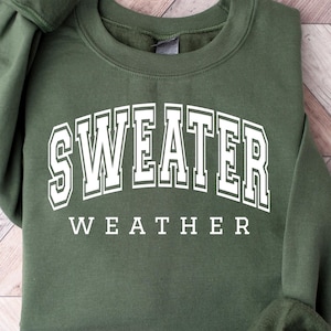 Sweater Weather Sweatshirt, Cozy Sweater, Fall Gifts, Fall Sweatshirt, Retro Fall Crewneck, Womens Fall Tshirt, Cozy Sweater Weather Tee