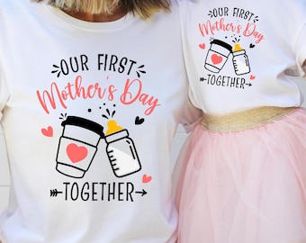 Mothers Day T-shirt, Our First Mothers Day Shirt, My 1st Mothers Day Sweatshirt, Mothers Day Matching Gift, Mommy Me Tee, Mothers Day Outfit