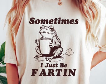 Funny Frog Meme T-Shirt: Retro Comfort, Sarcastic Women's Tee