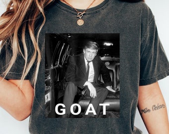 Trump 2024 Tee, Trump Goat Unisex Tee, I Stand With Trump, Trump Shooting Shirt, Trump Rally Shirt, Trump Assassination Tee, Trump Lover Tee