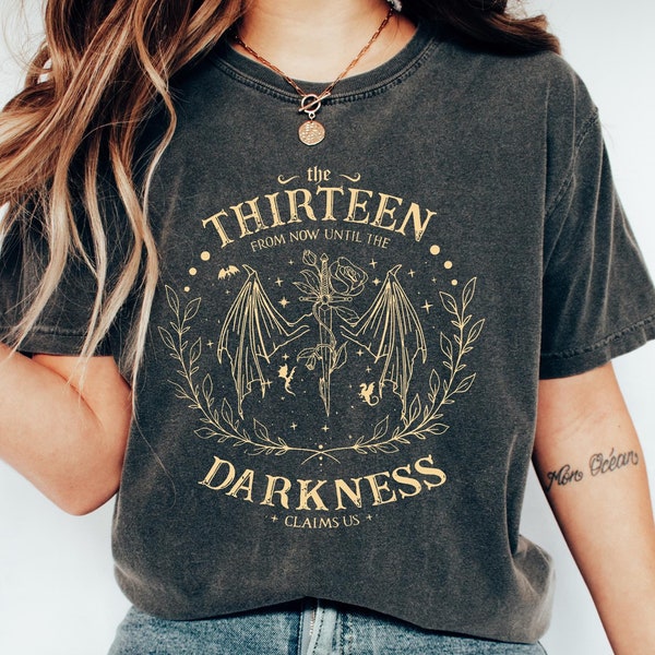 Retro The Thirteen Throne Of Glass Shirt, From Darkness Fordere uns Tshirt, Bücherwurm Geschenk, Fantastisches Leser Sweatshirt