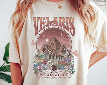 Velaris City of Starlight Shirt, Velaris Sweatshirt, ACOTAR Crewneck, The Night Court Tee, SJM Outfit, Gift for Her, House of Wind Book