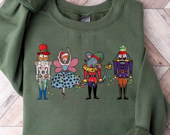 Nutcracker Sweatshirt, Christmas Crewneck, Sugar Plum Fairy Shirt, Christmas Hoodie, Family Christmas, Xmas Shirt, Christmas Gift