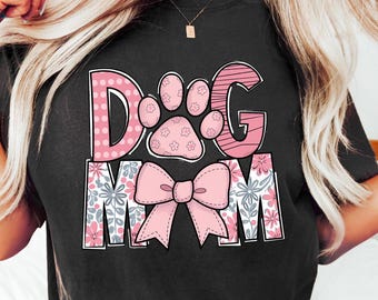 Retro Comfort Dog Mama Shirt, Dog Mom T-shirt, Mother's Day Sweatshirt, Trendy Dog Mom Gift, Dog Parent Tee, Fur Mama Mother's Day Outfit