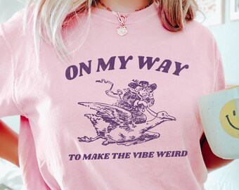 Auf dem Weg zum Waschbär Meme Tshirt, niedlicher Waschbär Hoodie Geburtstagsgeschenk, Trash Panda Hoodie, Tierrettung Hoodie, lustiger Waschbär Hoodie