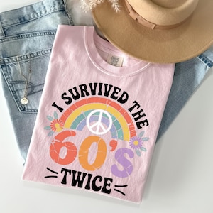 Shirt 70e verjaardag Comfort Colors®, verjaardagsoutfit, T-shirt gelukkige verjaardag, T-shirt zeventigste, grappig verjaardagscadeau, top 70e verjaardag