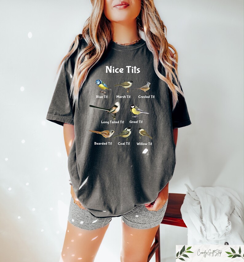 Nice its Bird Shirt, Birdwatchers Gift, Bird Lovers T-Shirt, Bird Shirt, Birdwatcher Shirt, Cute Birdie Shirt, Funny Bird Lover Gifts image 2