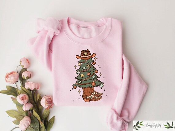 Cowgirl Christmas Sweatshirt, Western Christmas Shirt, Christmas Gift, Howdy Christmas Crewneck, Cowgirl Sweater, Country Christmas Tshirt