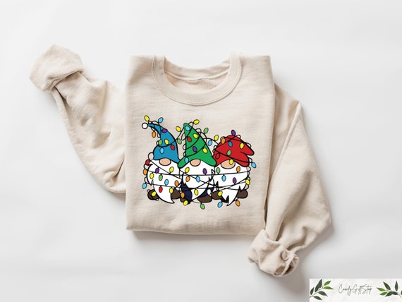 Christmas Gnomes Sweatshirt, Merry Christmas Shirt, Retro Xmas Gnomes Tee, Matching Christmas Shirts, Christmas Gifts, Christmas Holiday Tee
