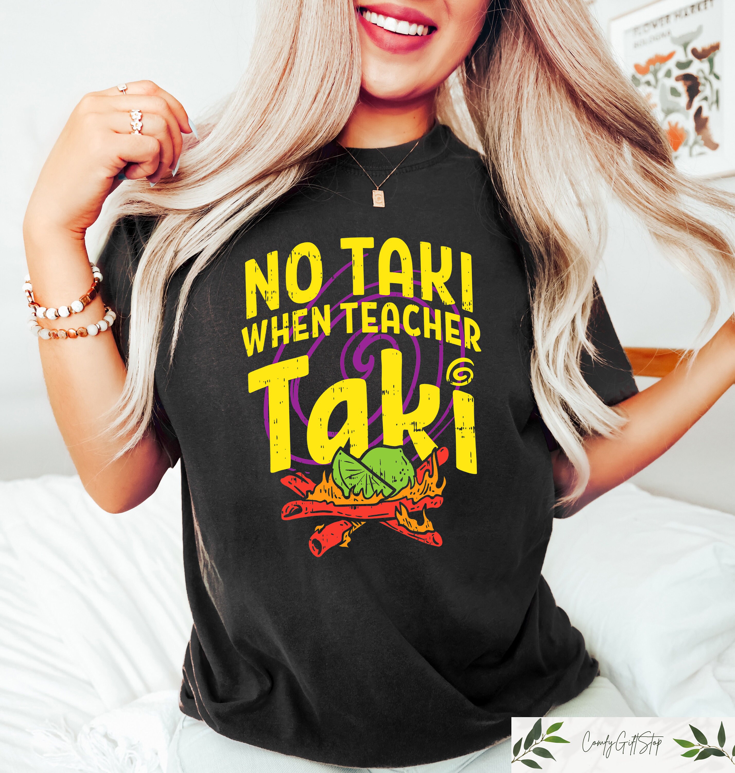 No Taki When Teacher Taki Shirt, Funny Teacher Tshirt, Teacher