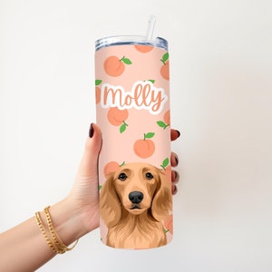 Benutzerdefinierte Haustierbecher kundenspezifische Hundeporträtschale Katzenliebhabergeschenk, Haustiergeschenk-Haustierbecher des Valentinsgrußes oder Hundeerinnerungsgeschenkkatze