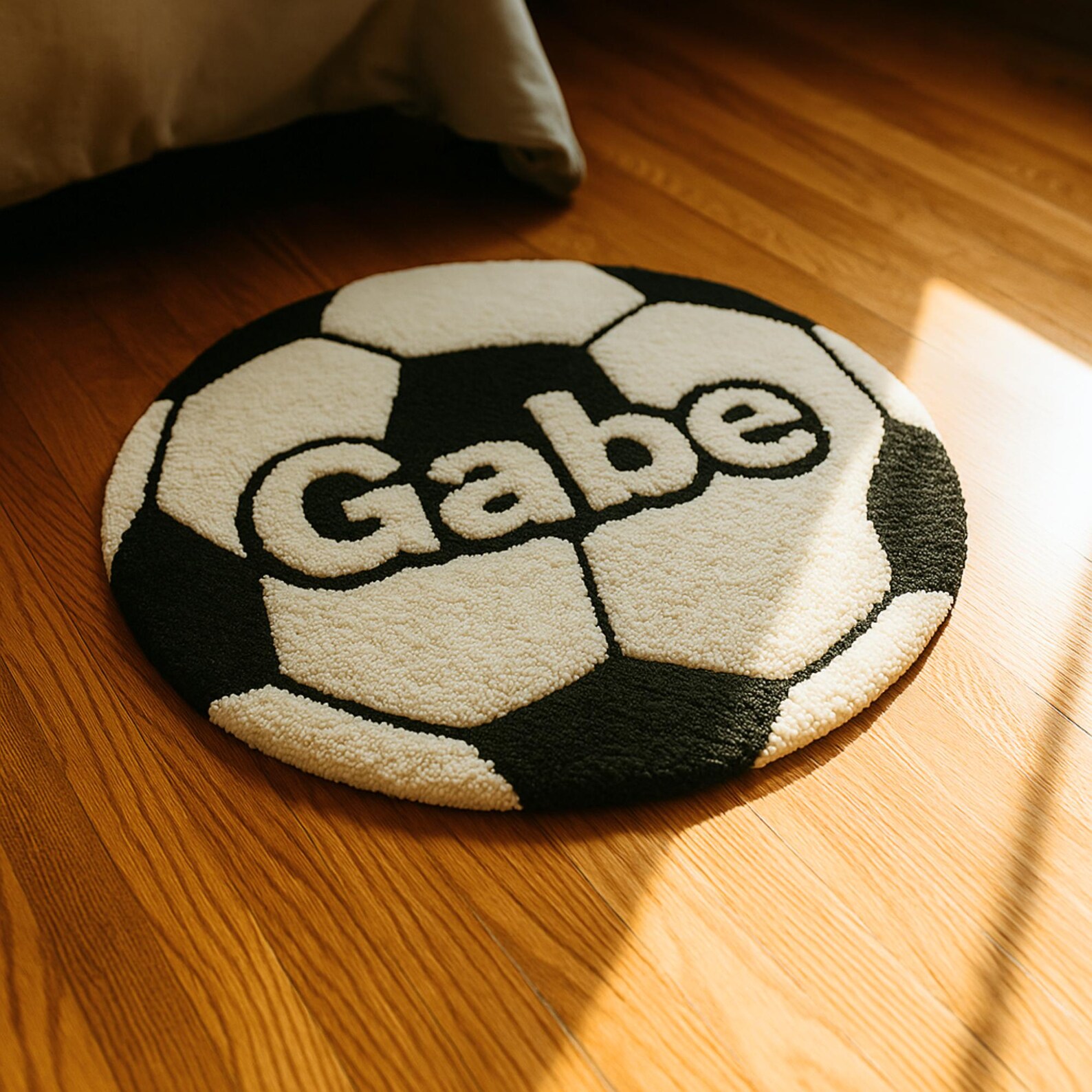 Soccer Custom Tufted Rug Personalized Soccer Gift for Player Senior ...