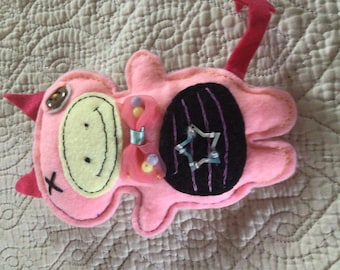 Cute Devil piggy plushie