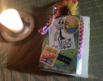 Hawaii junk journal handmade